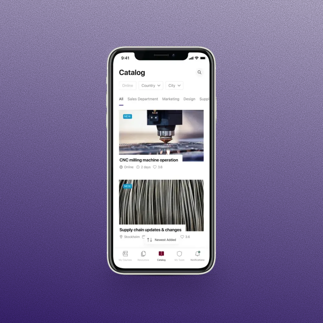Internal academy learnster