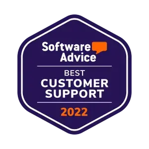SoftwareAdvice-BestCustomerSupport-2022-Learnster