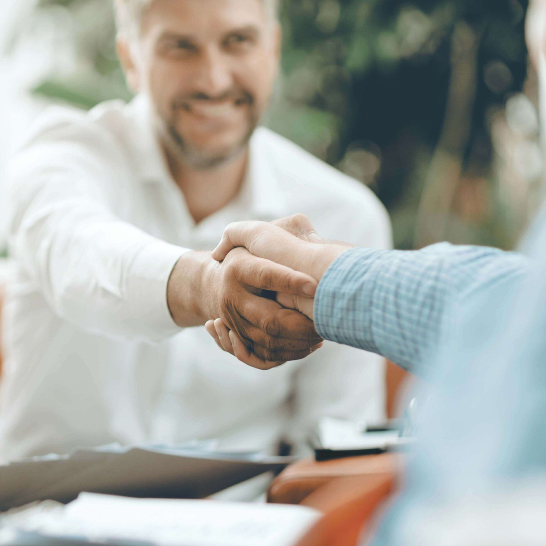 People shaking hands